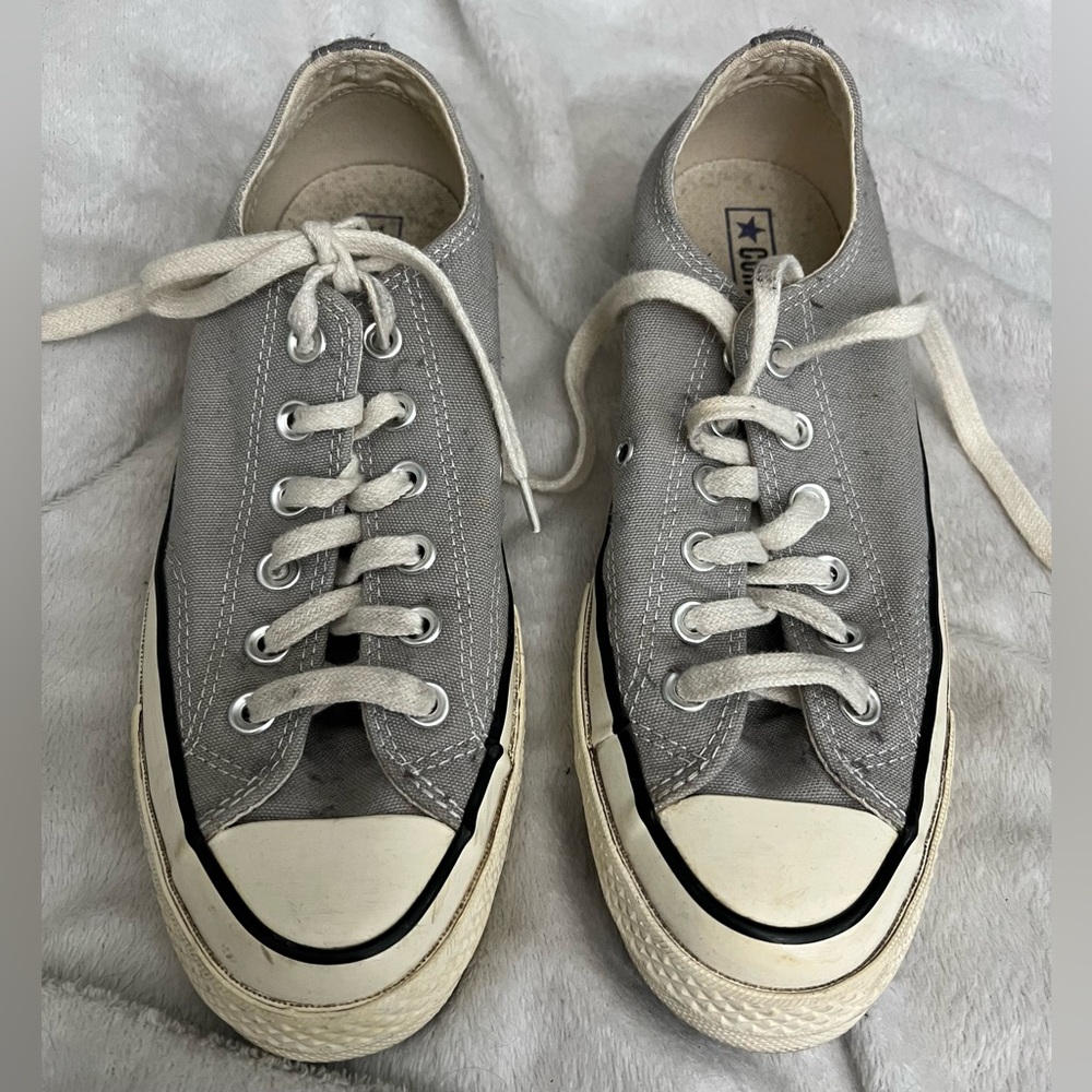 Converse Classic Gray Canvas Sneakers